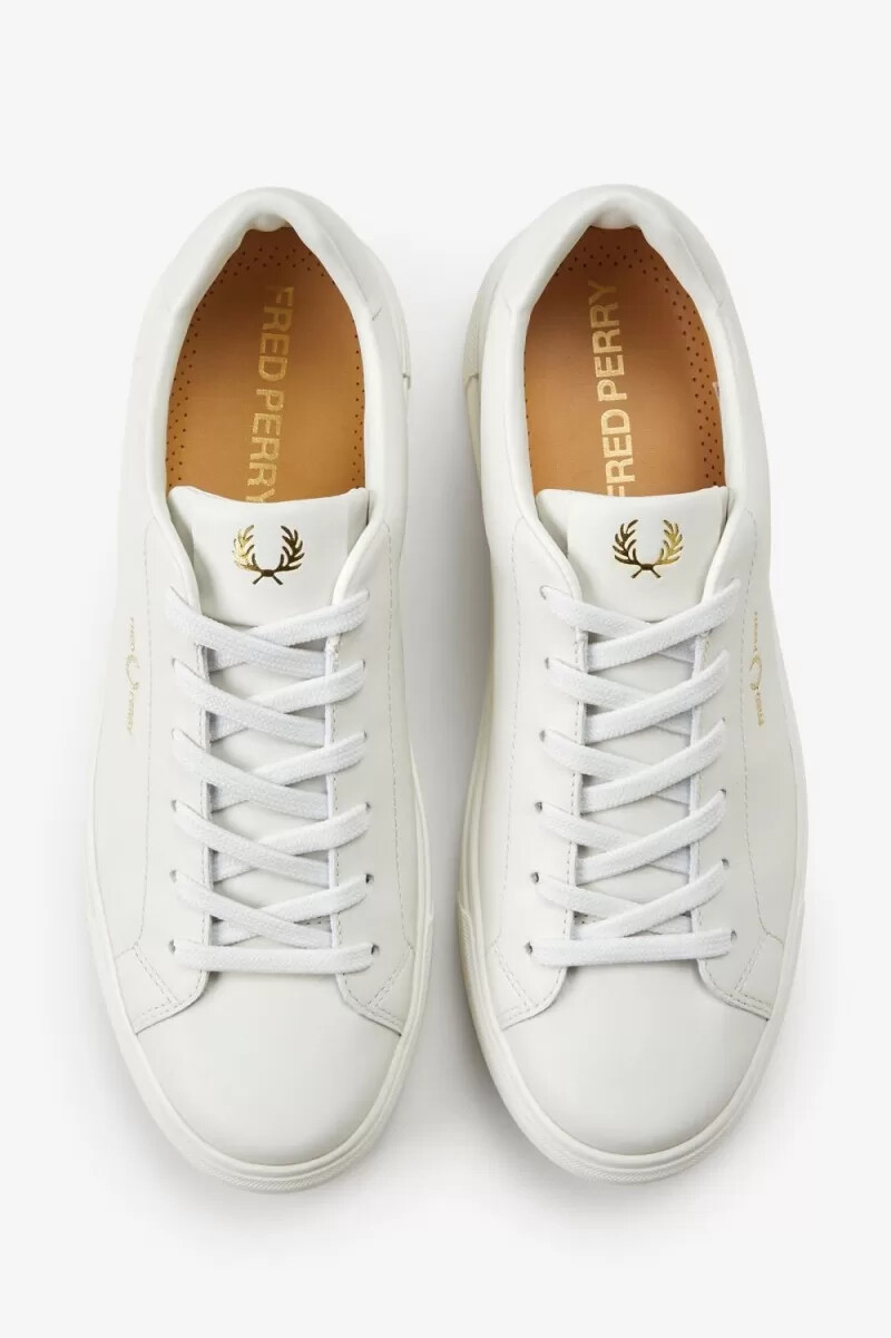 scarpe da tennis da uomo fred perry b71 color avorio