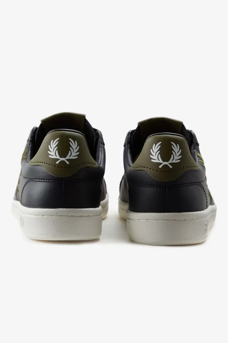 scarpe da tennis da uomo fred perry b721 nere