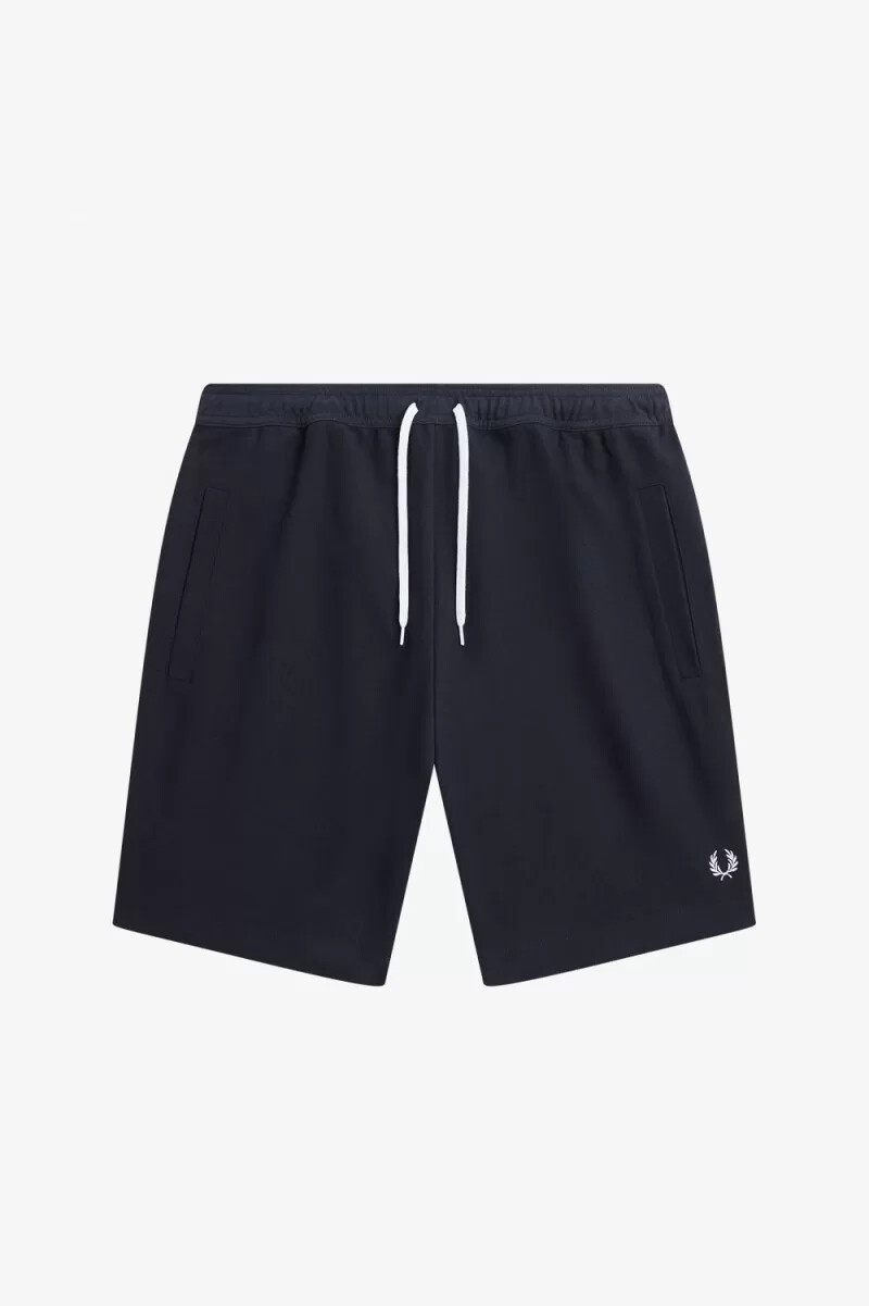 pantaloncini da uomo fred perry reverse tricot blu navy