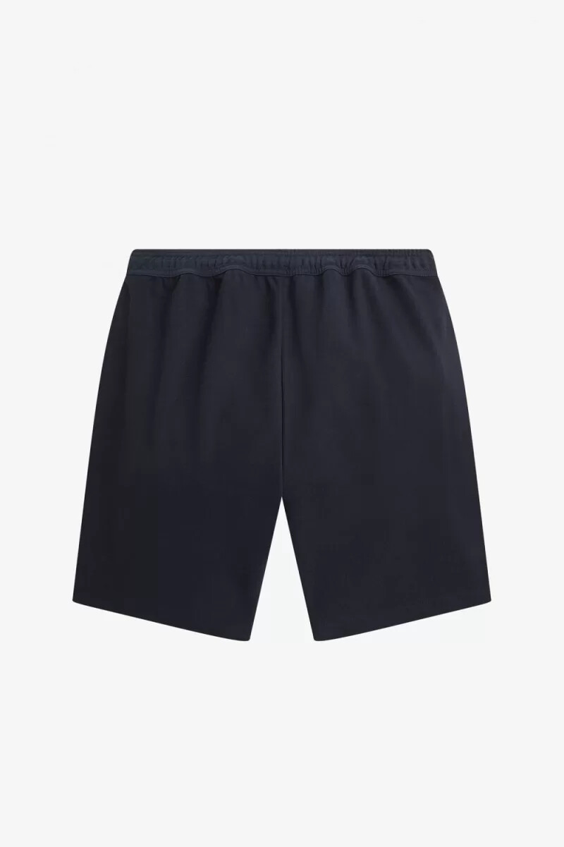 pantaloncini da uomo fred perry reverse tricot blu navy