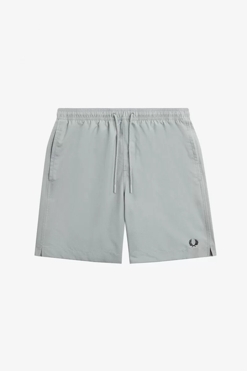 pantaloncini da bagno classici da uomo fred perry grigi