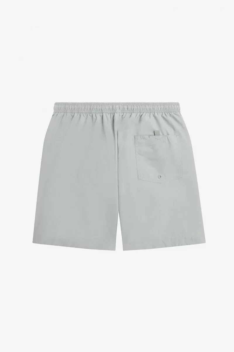 pantaloncini da bagno classici da uomo fred perry grigi
