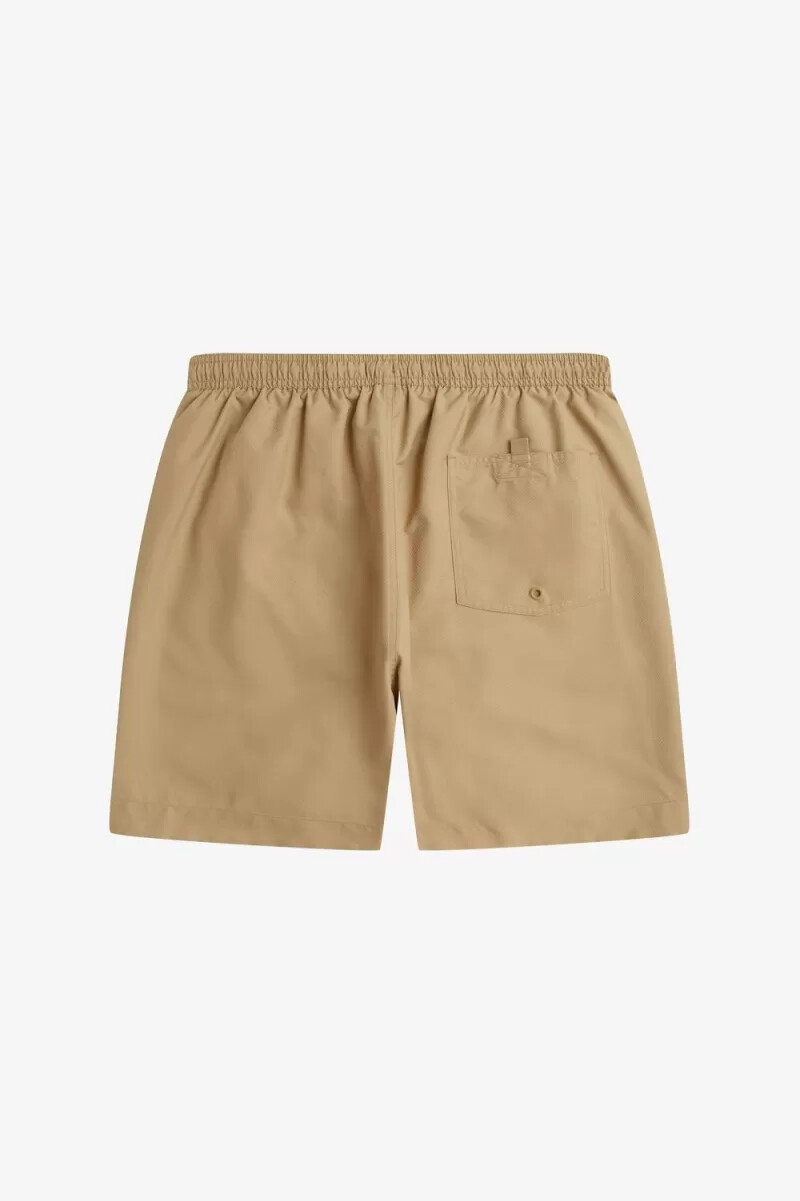 pantaloncini da bagno classici da uomo fred perry verdi