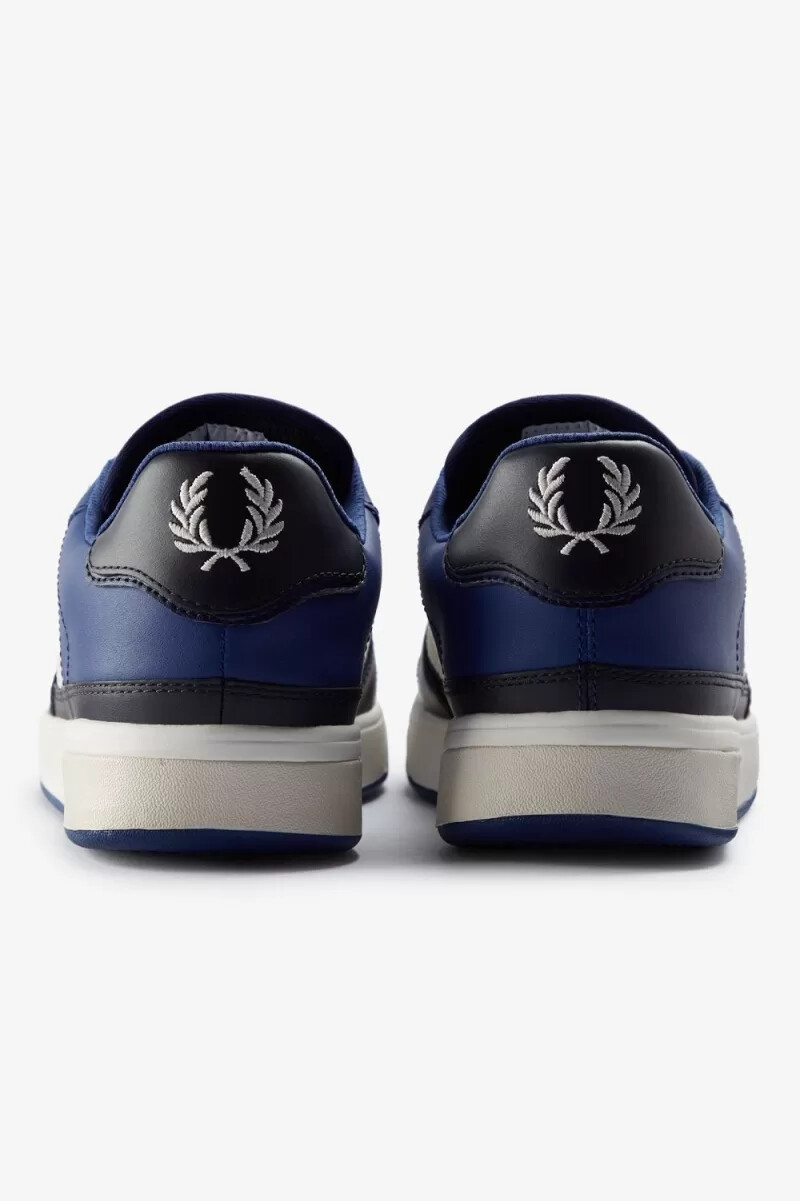 fred perry b300 sneakers da uomo color cobalto sfumato beige chiaro