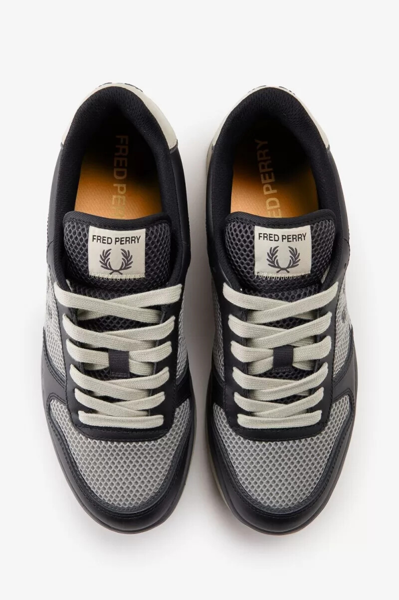fred perry b300 sneakers da uomo nere canna di fucile