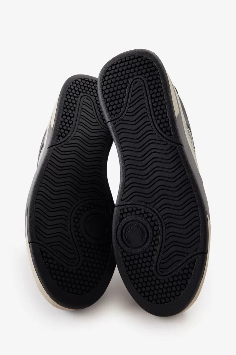 fred perry b300 sneakers da uomo nere canna di fucile