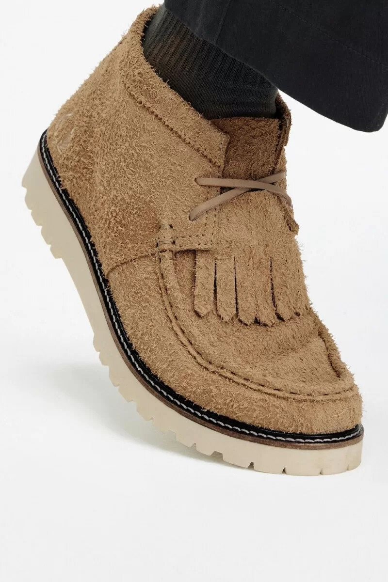 fred perry mid kenney stivali da uomo verdi