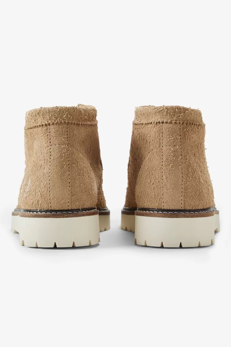 fred perry mid kenney stivali da uomo verdi