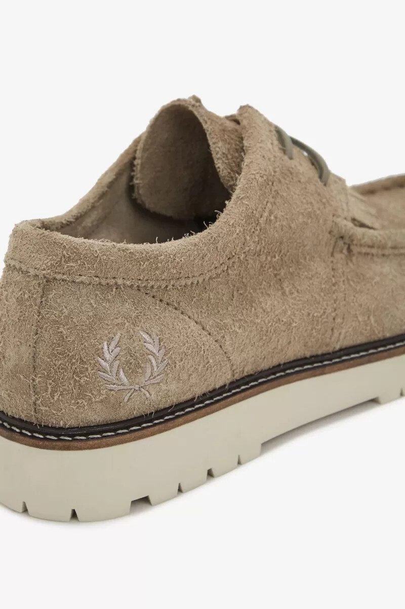 fred perry low kenney stivali da uomo grigio caldo