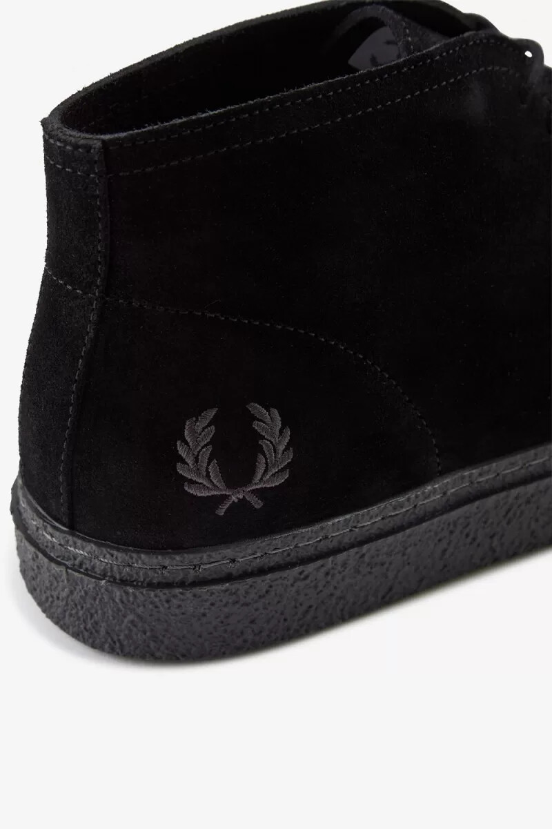 fred perry hawley stivali da uomo neri