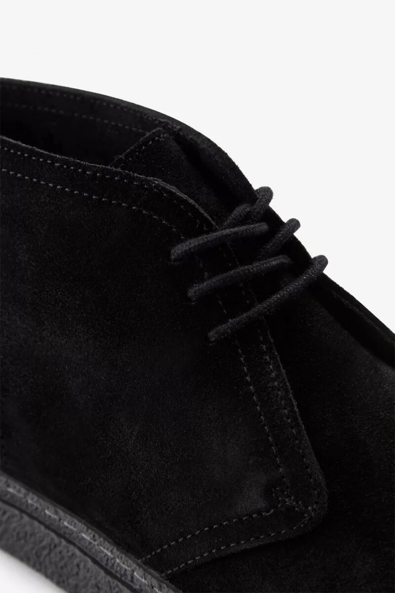 fred perry hawley stivali da uomo neri