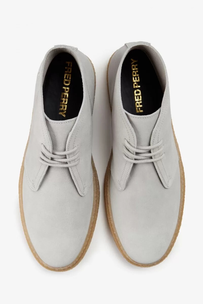 fred perry hawley stivali da uomo menta chiara