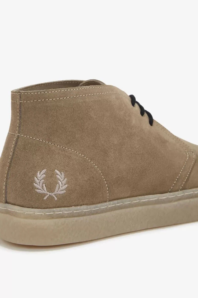 fred perry hawley stivali da uomo grigio caldo