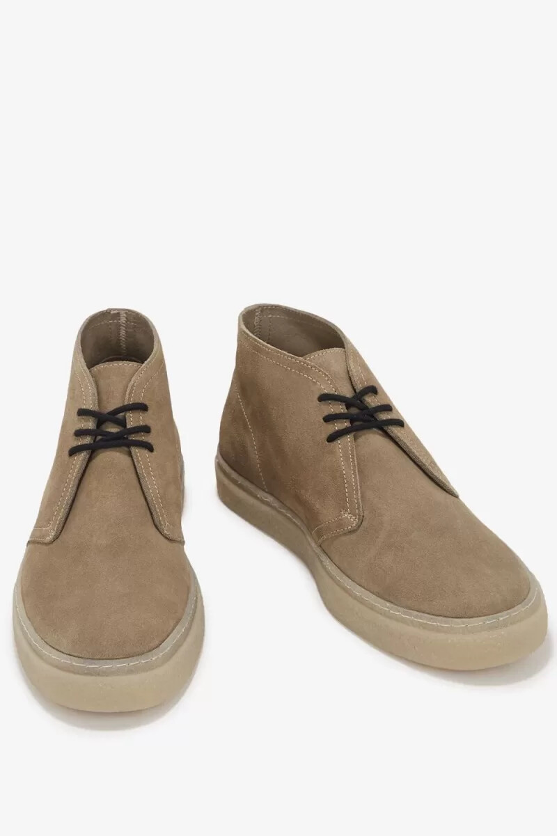 fred perry hawley stivali da uomo grigio caldo