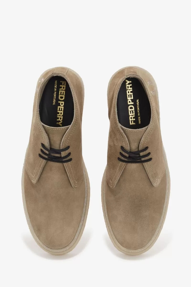 fred perry hawley stivali da uomo grigio caldo