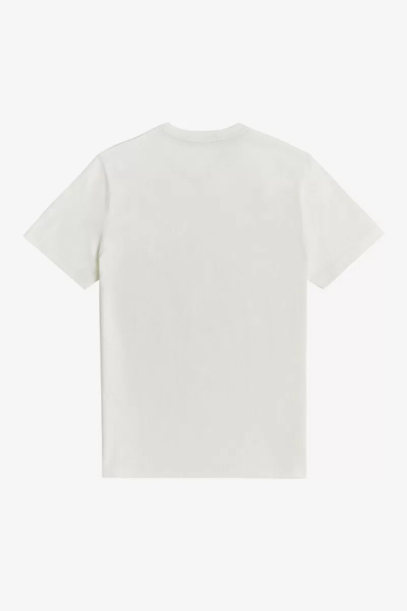 maglietta girocollo da uomo fred perry biancaneve