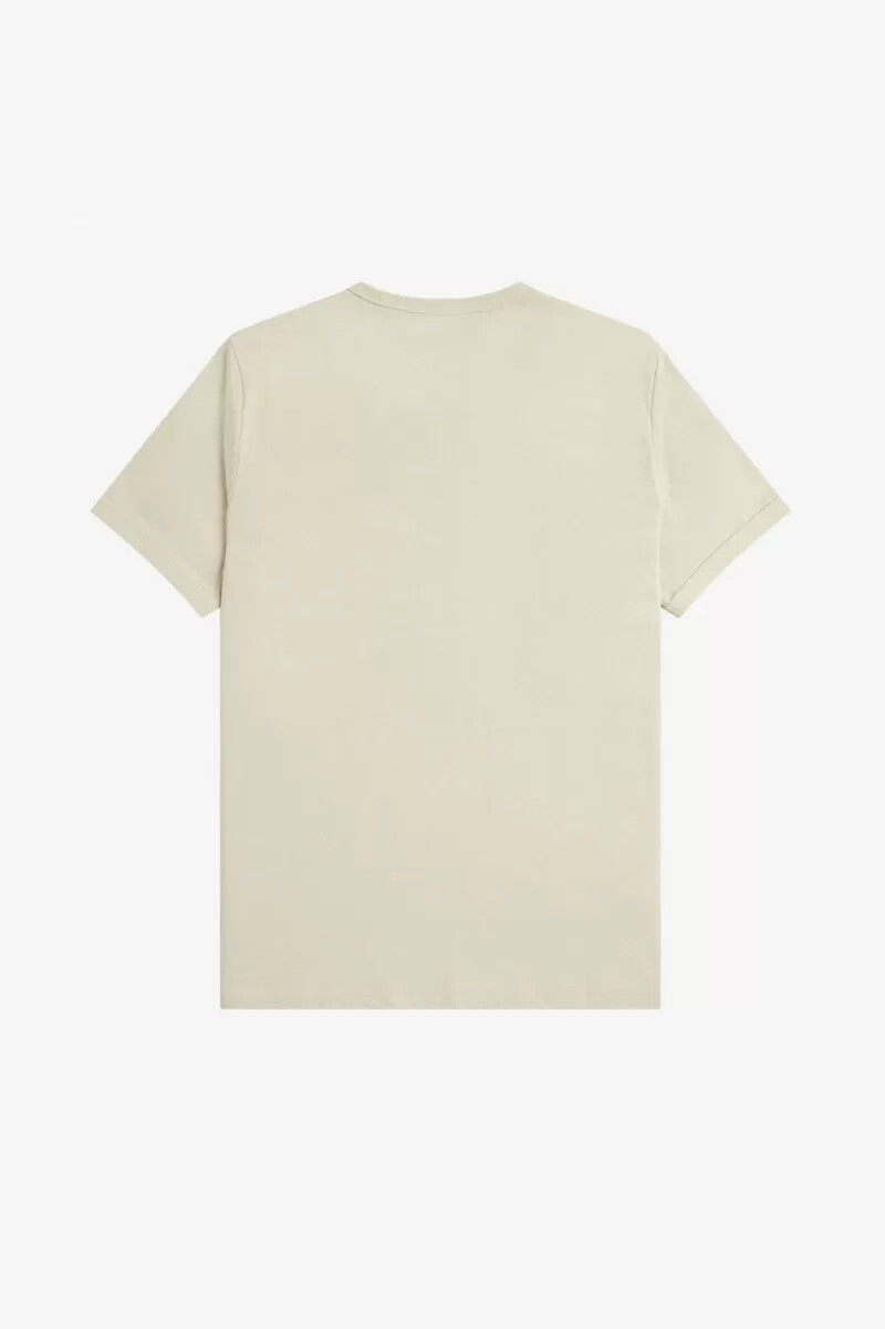fred perry ringer t-shirt da uomo color menta chiaro
