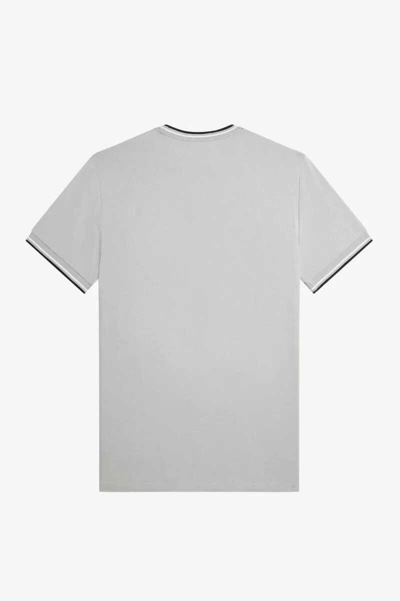 fred perry twin tipped t-shirt da uomo grigia